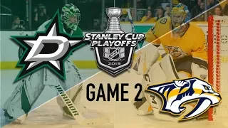 Dallas Stars @ Nashville Predators | Stanley Cup Round 1 | Game 2 | April 13 2019