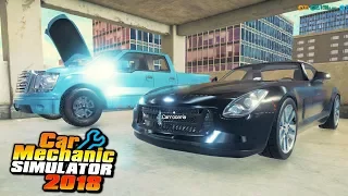 LIMPEI A GARAGEM E COMPREI NOVOS CARROS!! - CAR MECHANIC SIMULATOR 2018 2021