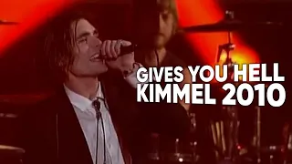 The All-American Rejects - Gives You Hell (Live at Jimmy Kimmel Live TV Show 2010)