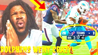 DOLPHINS VS TEXANS PRESEASON REACTION 2023 HOUSTON TEXANS VS MIAMI DOLPHINS HIGHLIGHTS REACTION 2023