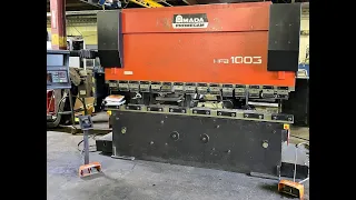 AMADA #HFB 1003 10' X 110TON CNC PRESS BRAKE