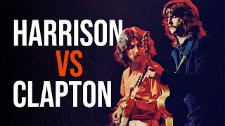 EL DÍA QUE HARRISON DESAFIO A CLAPTON A UN DUELO DE GUITARRAS