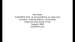 Neil Peart Freewheeling Conversation - August 1989