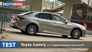 TEST | Toyta Camry 2.5 l Hybrid Dynamic Force eCVT  | Motoring TA3