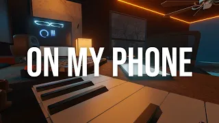 GhostDragon & dreamr. - On My Phone (Official Lyric Video) feat. GLNNA