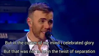 Gary Barlow - Back For Good LIVE  (lyrics)