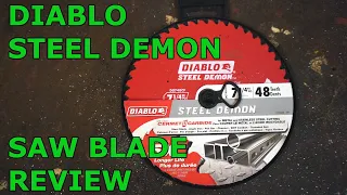 Diablo steel demon saw blade review