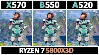 Ryzen A520 vs B550 vs X570 Mobo | ft. Ryzen 7 5800X3D |
