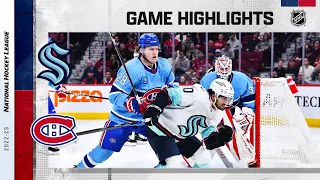 Kraken @ Canadiens 1/9 | NHL Highlights 2023