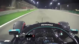 Valtteri Bottas's Pole Lap in #SakhirGP