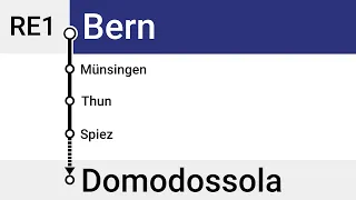 BLS Ansagen/annunci » RE1 Bern — Domodossola | SLBahnen