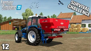 BUYING A MOUNTED SPREADER - Survival Challenge FS22 Calm Lands Ep 12