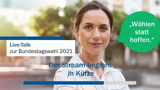 Gebärdensprachversion - Live-Talk zur Bundestagswahl 2021: SpitzenkandidatInnen auf dem Prüfstand