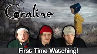 THIS MOVIE IS MEANT FOR KIDS?! | *CORALINE* First Time Watching! Group Reaction