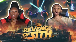 STAR WARS EPISODE 3: REVENGE OF THE SITH REACTION | FIRST TIME WATCHING!! | BEST STAR WARS FILM?!!?