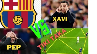 Eye catching tiki taka playing style/ evolution from Pep to Xavi/ #barcelona 😍😍😍