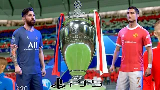 FIFA 22 - Paris Saint Germain vs Manchester United - UEFA Champions League Final - Gameplay & PS5
