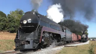 Reunion of Steam 10-05-19: N&W 611 and 475 Photo Charter on the Strasburg Railroad