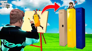 Franklin Using Magical Drawing Board To Win Hide And Seek In GTA 5