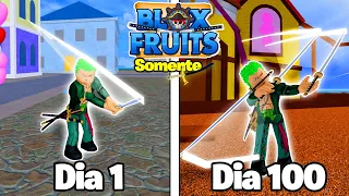 PASSEI 100 DIAS, MAS SÓ POSSO USAR ESPADAS NO BLOX FRUITS!