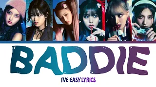 I'VE-BADDIE(EASY LYRICS)-{Romanized}