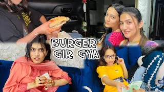 75 ka note nahi chala? | Burger sy sari gari kharab kr di | Hira Faisal