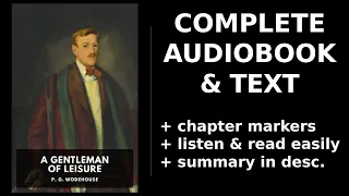 A Gentleman of Leisure 💛 By P. G. Wodehouse FULL Audiobook