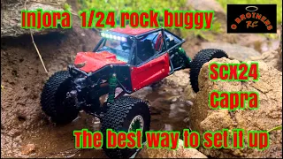 Injora rock buggy build scx24 1/24 scale capra