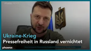 Videobotschaft von Wolodymyr Selenskyj zum Krieg in der Ukraine am 27.03.22