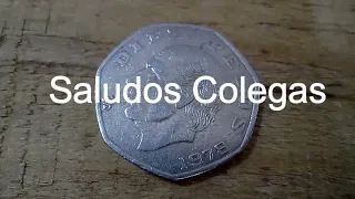 Moneda De 10 Pesos Año 1978 (((Miguel Hidalgo Mexico)))