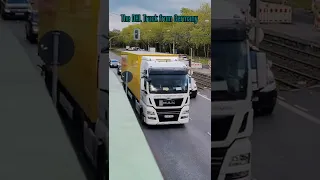 Machine Station: the dhl Truck from Germany 4k