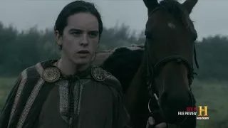 Vikings S05E07 - Alfred goes to see his father church