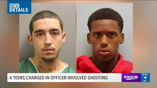 4 teens charged in officer-involved shooting in NW Harris County