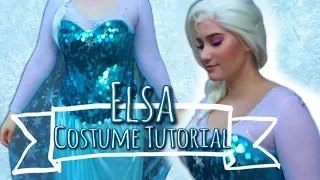 ELSA COSTUME TUTORIAL | how i made my disney frozen costume