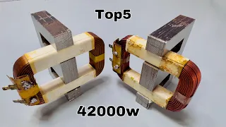 Top5, 42kw, 230v powerful generator use microwave transformers