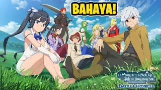 Game Anime Bahaya Ini Akhirnya Rilis di Playstore! - DanMachi BATTLE CHRONICLE (Android/iOS/PC)