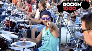 Matteo Canali - Learn to fly @ Rockin'1000 Drum View (Go Pro)