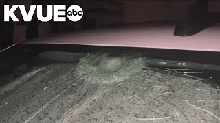 Large hail falls on cars, homes in Round Rock | KVUE