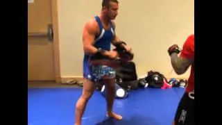 Dont mess with Joe Rogan (Muay Thai kicks)