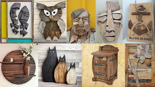 Beautiful wooden decorations for home