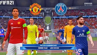 FIFA 21 | Manchester United vs PSG - UEFA Super Cup - Full Gameplay