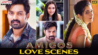 Amigos Hindi Dubbed Movie Love Scenes | Nandamuri Kalyan Ram | Ashika | Aditya Movies