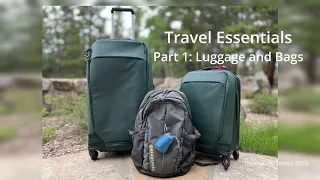 Travel Essentials Part 1| Luggage and Bags | EDC | International Travel Luggage #traveltips #travel