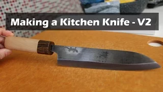 Making a Kitchen Knife from a Machete - Version 2