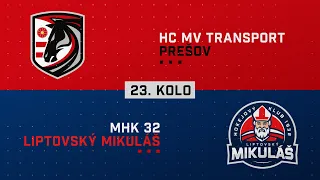 23.kolo HC MV Transport Prešov - MHK 32 Liptovský Mikuláš HIGHLIGHTS