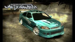 NFS Most Wanted - Honda Civic Vtec 436 KMH