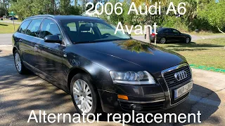 Audi A6 (C6) 3.2 Alternator Replacement