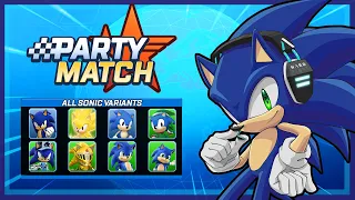 Sonic Forces: Speed Battle - Party Match with all Sonic Variants #Sonic30th