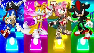 Sonic prime pirate(Dance Monkey) x Tails(I'm Blue) x Paladin Amy(Believer) x Shadow(Suger Crash!)