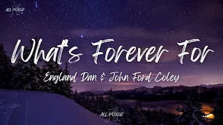 England Dan & John Ford Coley - What's Forever For (Lyrics)